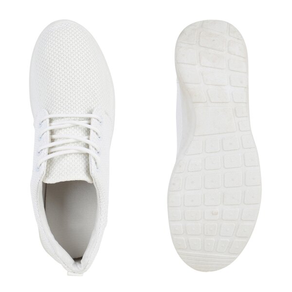 Stiefelparadies Herren Laufschuhe in Weiss Kostenloser Versand