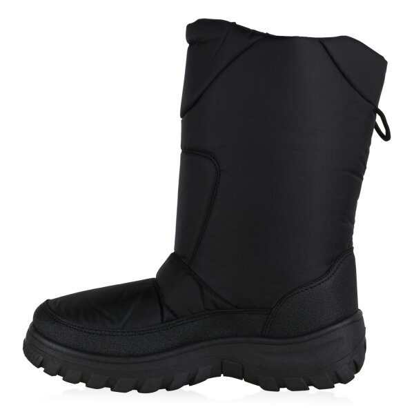 Stiefelparadies Herren Winter Boots in Schwarz Flash Sale