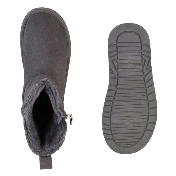 Stiefelparadies Damen Winter Boots in Grau Bis zu 60% Rabatt
