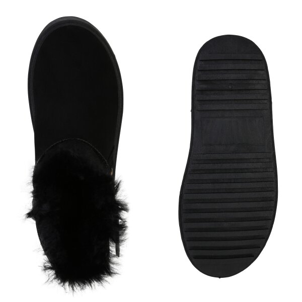 Stiefelparadies Damen Winter Boots in Schwarz Bis zu 55% Rabatt