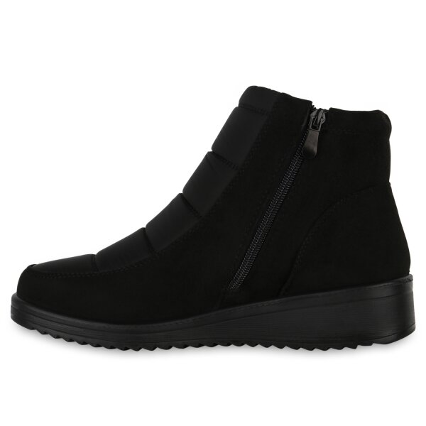 Stiefelparadies Damen Winter Boots in Schwarz Muttertagsangebot