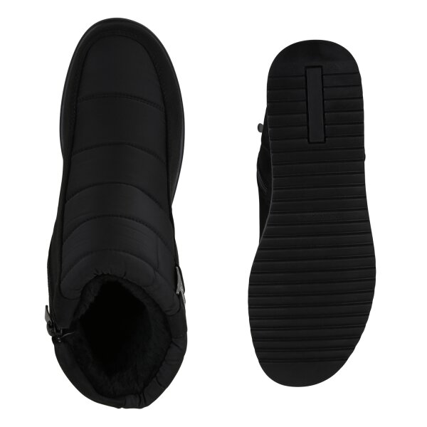Stiefelparadies Damen Winter Boots in Schwarz Muttertagsangebot