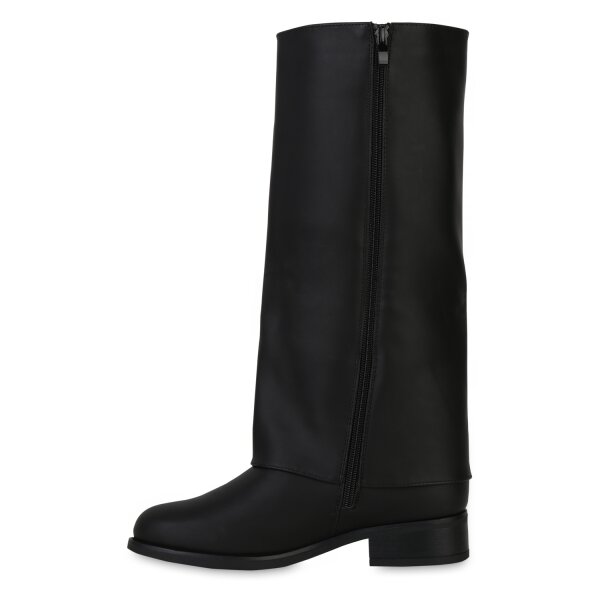 Stiefelparadies Damen Klassische Stiefel in Schwarz Speichern exportieren