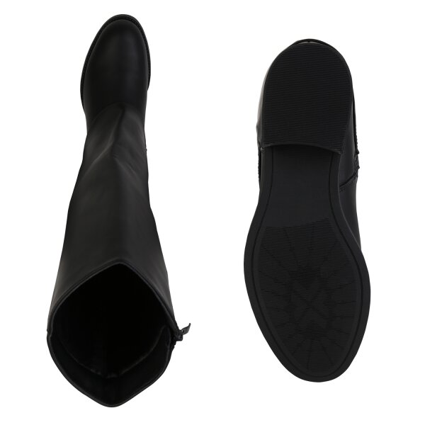 Stiefelparadies Damen Klassische Stiefel in Schwarz Speichern exportieren
