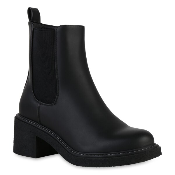 Stiefelparadies Damen Klassische Stiefeletten in Braun Im Verkauf