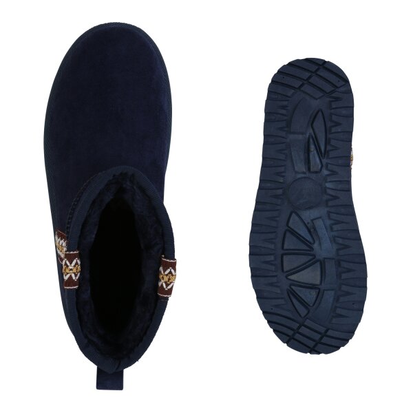 Stiefelparadies Damen Winter Boots in Dunkelblau Rabatt