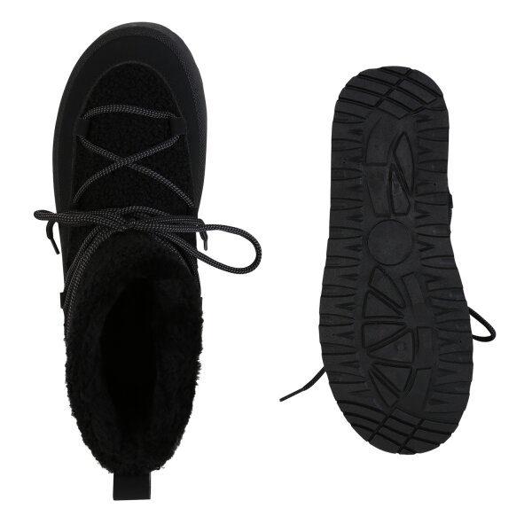 Stiefelparadies Damen Winter Boots in Schwarz Versandkostenfrei
