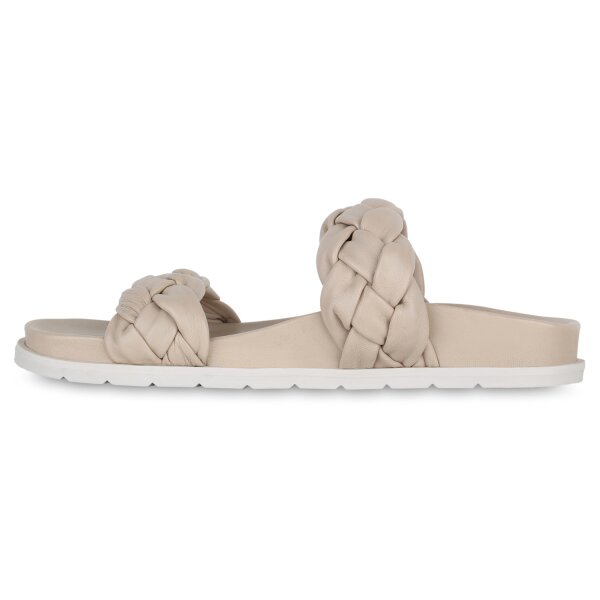 Stiefelparadies Damen Pantoletten in Beige Outlet