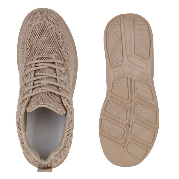 Stiefelparadies Damen Laufschuhe in Khaki Rabatte dieses Monats