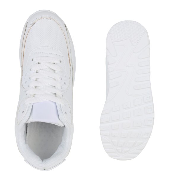Stiefelparadies Damen Laufschuhe in Weiss 2025