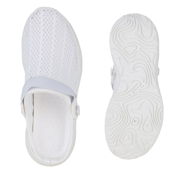 Stiefelparadies Damen Slip Ons in Weiss Im Verkauf