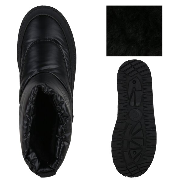 Stiefelparadies Damen Winter Boots in Schwarz Zeitbegrenzte Promotion
