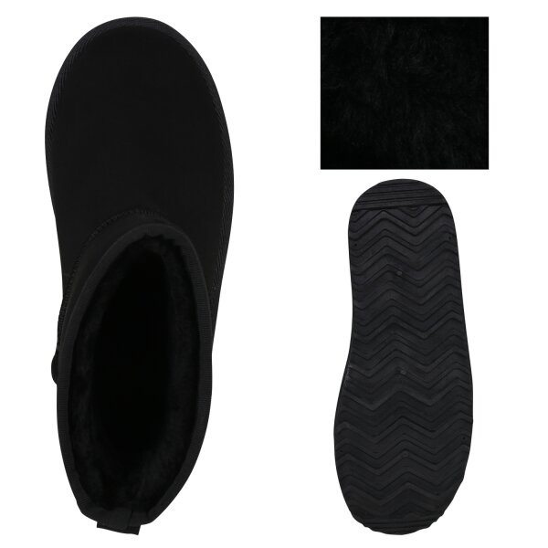 Stiefelparadies Damen Winter Boots in Schwarz Angebote