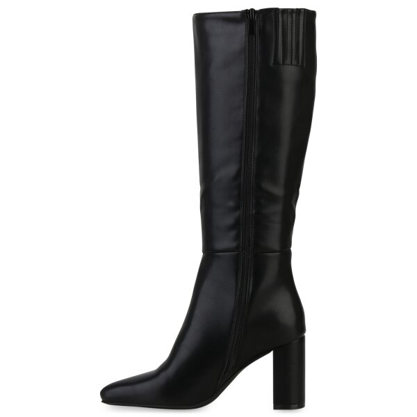 Stiefelparadies Damen Klassische Stiefel in Schwarz Rabatte dieses Monats