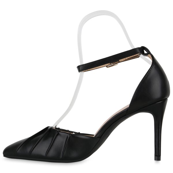 Stiefelparadies Damen Spitze Pumps in Schwarz Bis zu 65% Rabatt