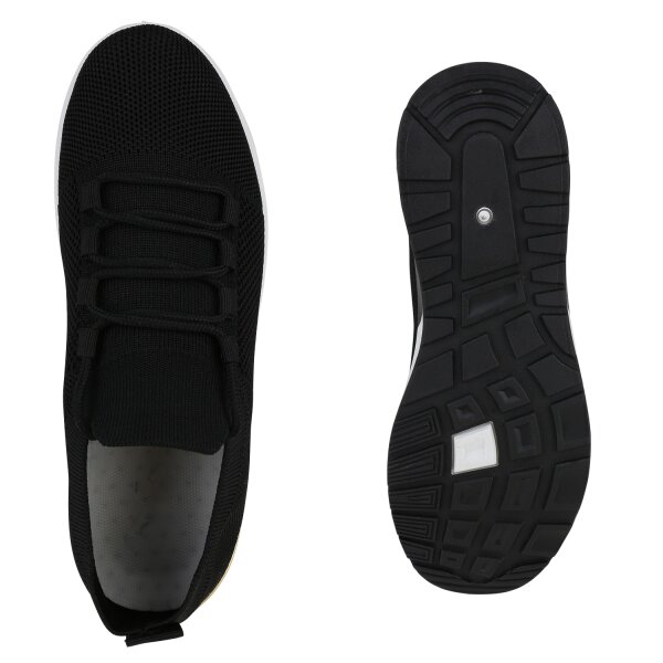 Stiefelparadies Damen Laufschuhe in Schwarz Günstig kaufen