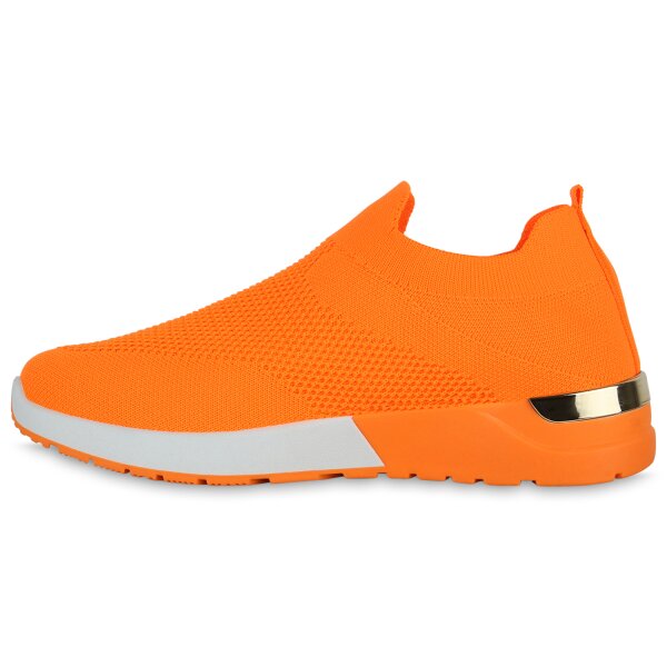Stiefelparadies Damen Slip Ons in Hellgrau Online Shopping