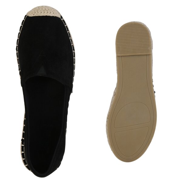 Stiefelparadies Damen Espadrilles in Schwarz JETZT KAUFEN