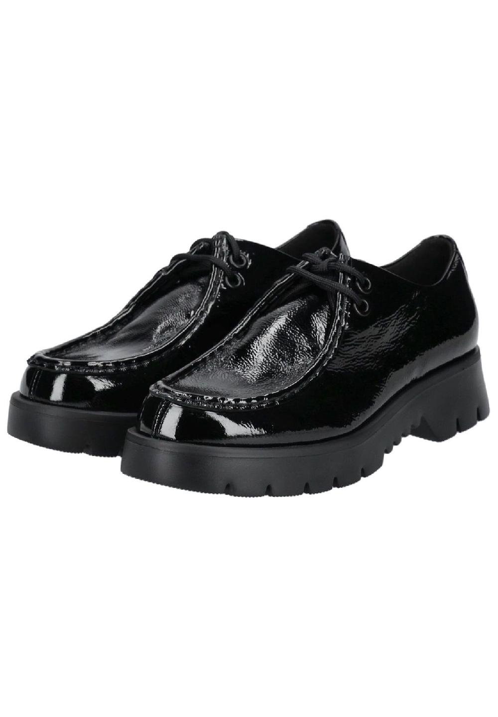 hōgl Loafer Blockabsatz Lackoptik für Damen Super Rabatt