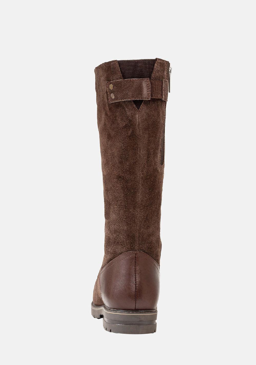 sheego Weitschaftstiefel mit elastischer Zierschnalle Black Friday Preise