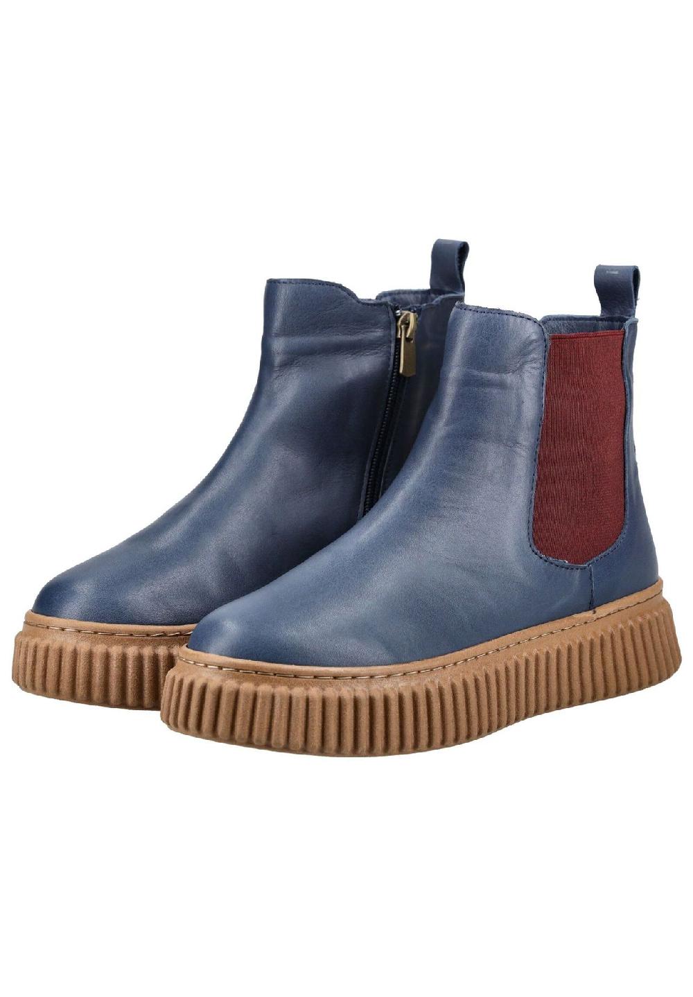 Andrea Conti® Leder Stiefelette Kostenloser Versand
