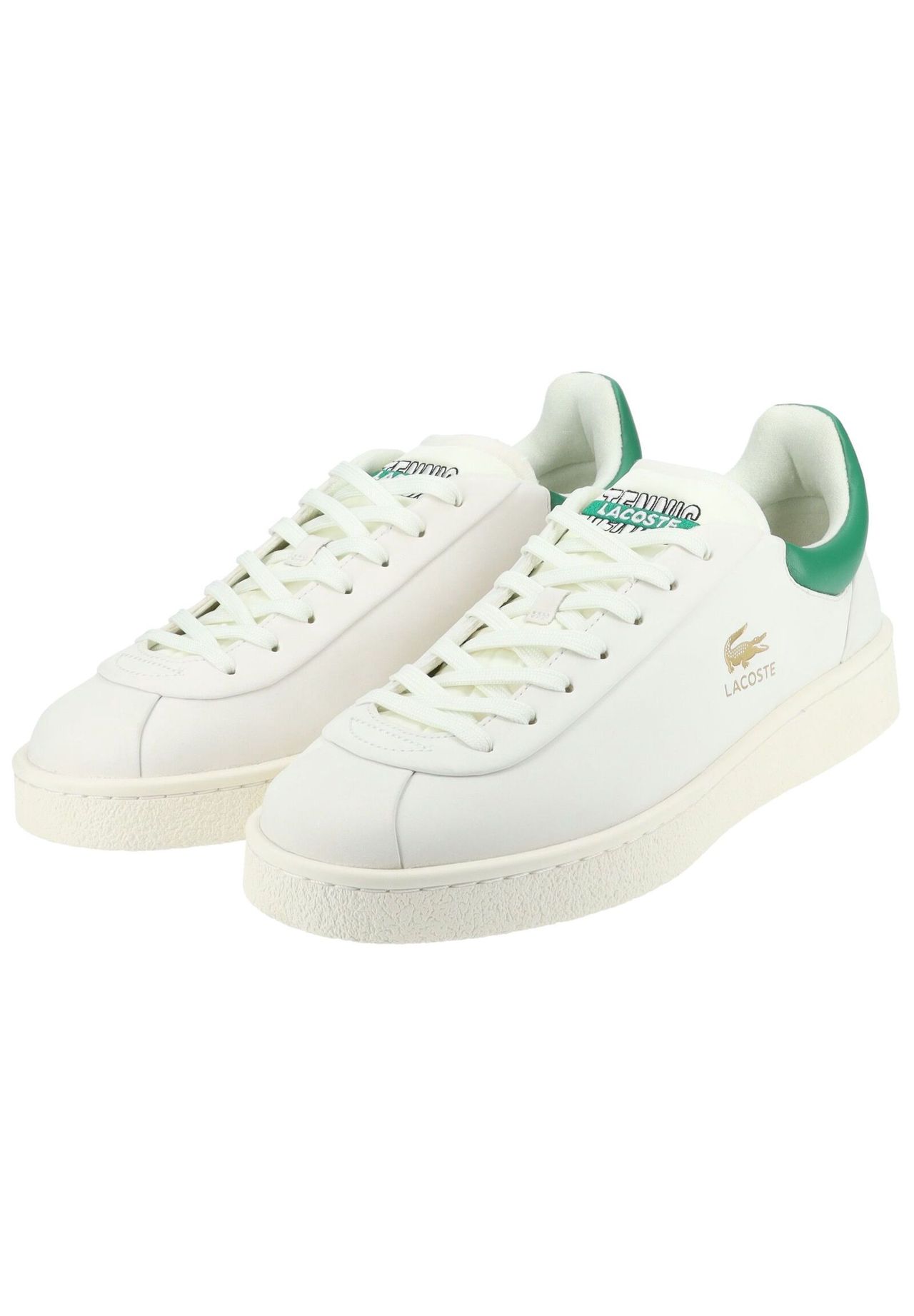 LACOSTE Nubukleder/Textil Sneaker Osterangebot