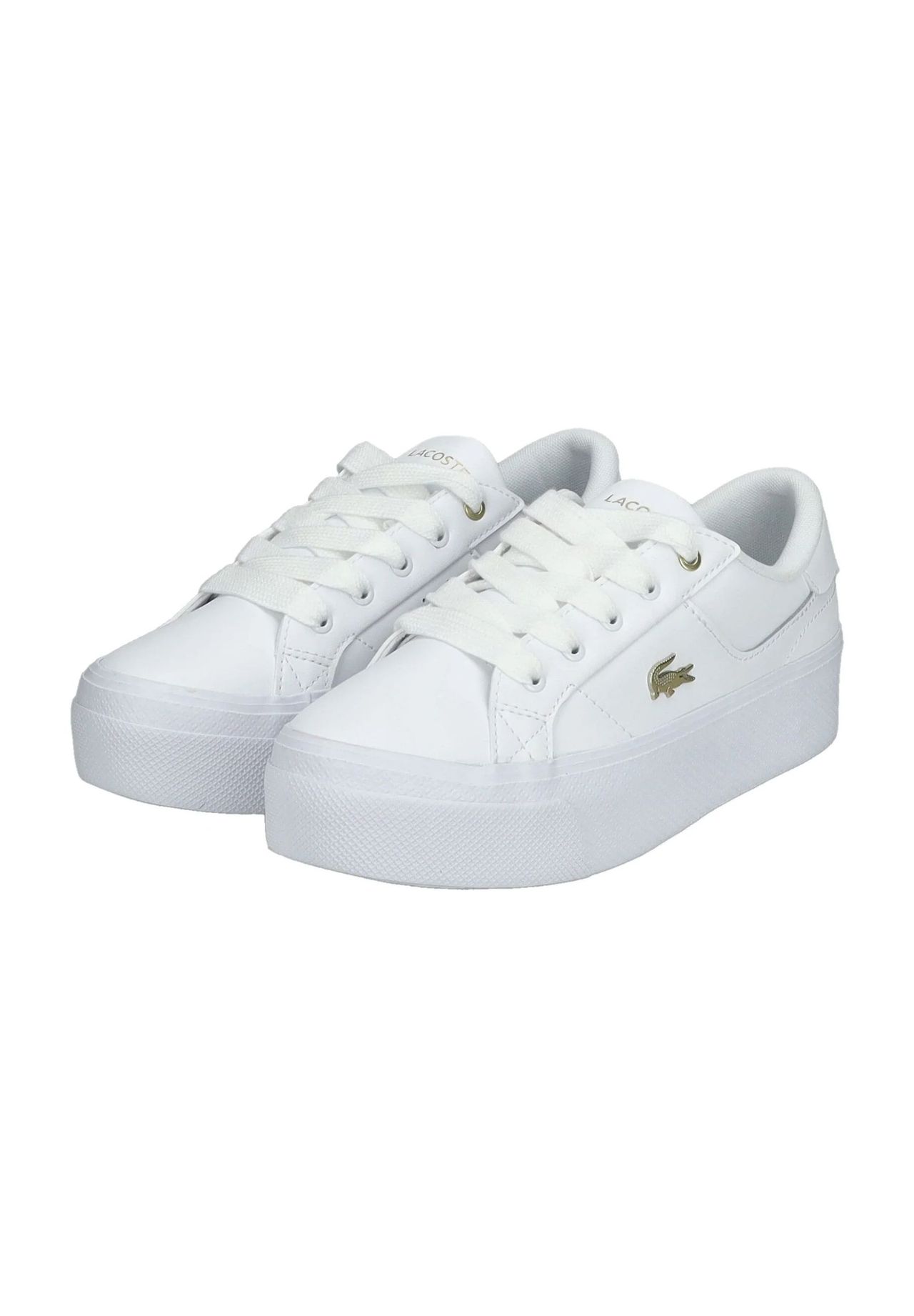 LACOSTE Sneaker Leder Emblem für Damen Jubiläumsangebot