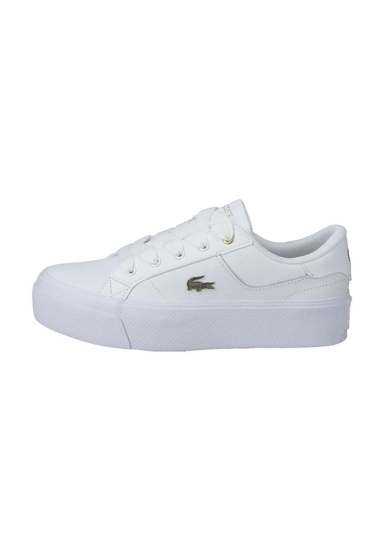 LACOSTE Sneaker Leder Emblem für Damen Lagerräumung