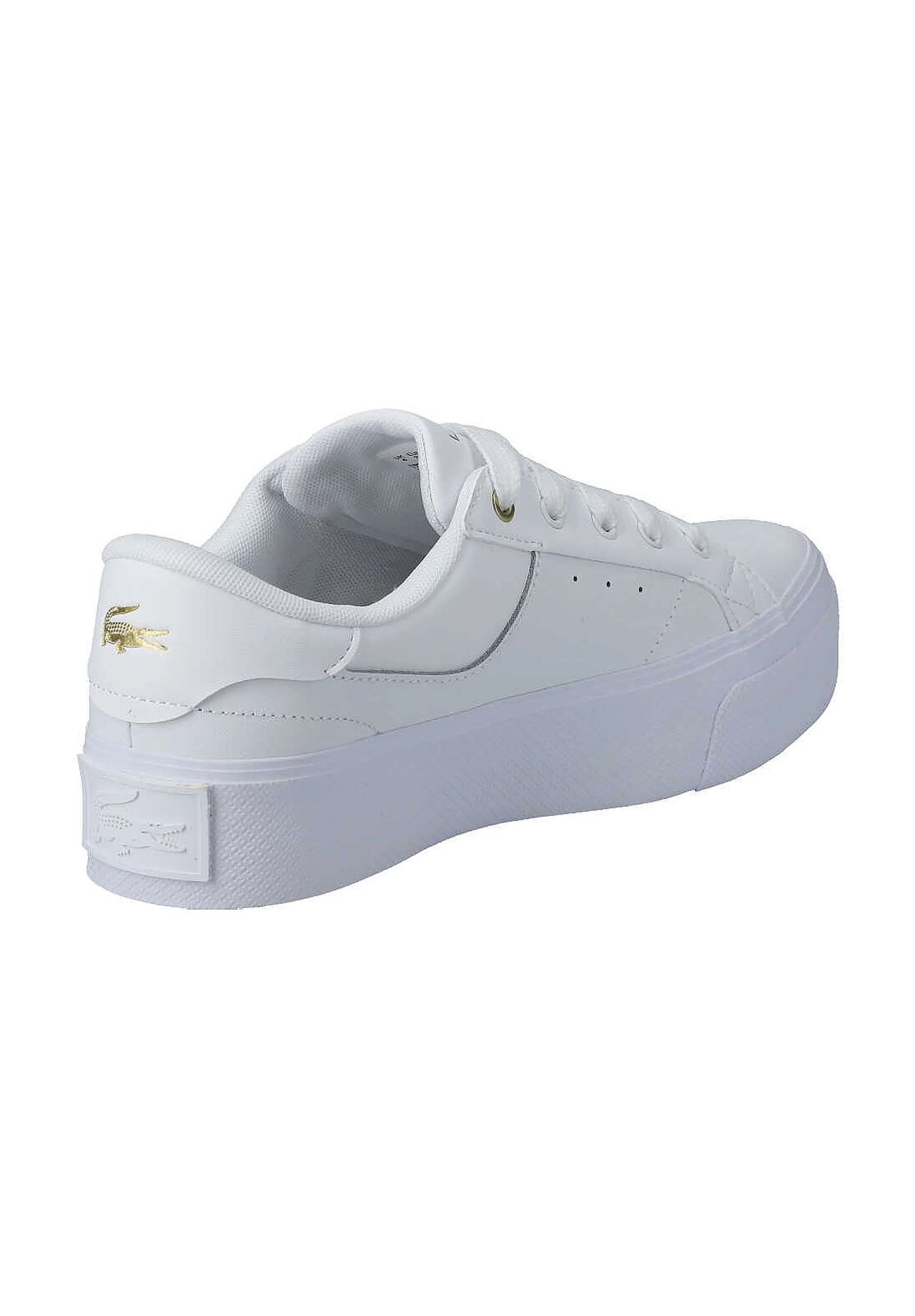 LACOSTE Sneaker Leder Emblem für Damen Lagerräumung