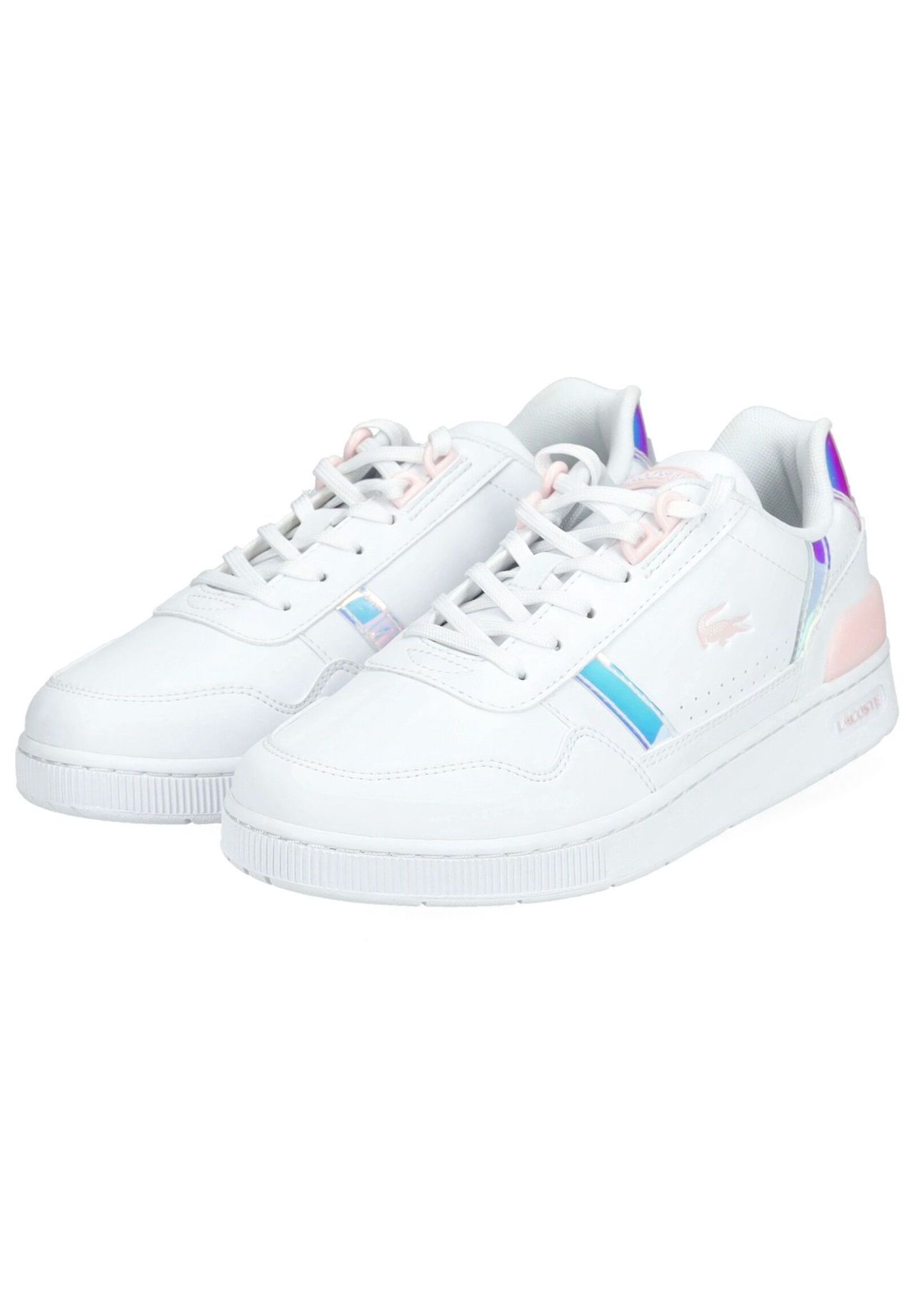 LACOSTE Lederimitat Sneaker Top Angebot