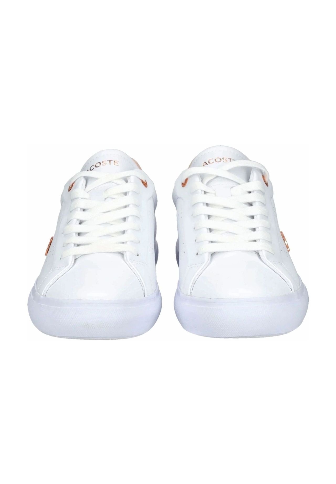 LACOSTE Sneaker Leder Logo-Emblem für Damen Neueste Mode