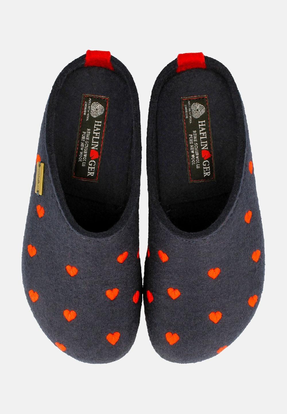 HAFLINGER Clogs Grizzly Cuoricini Neueste Stile
