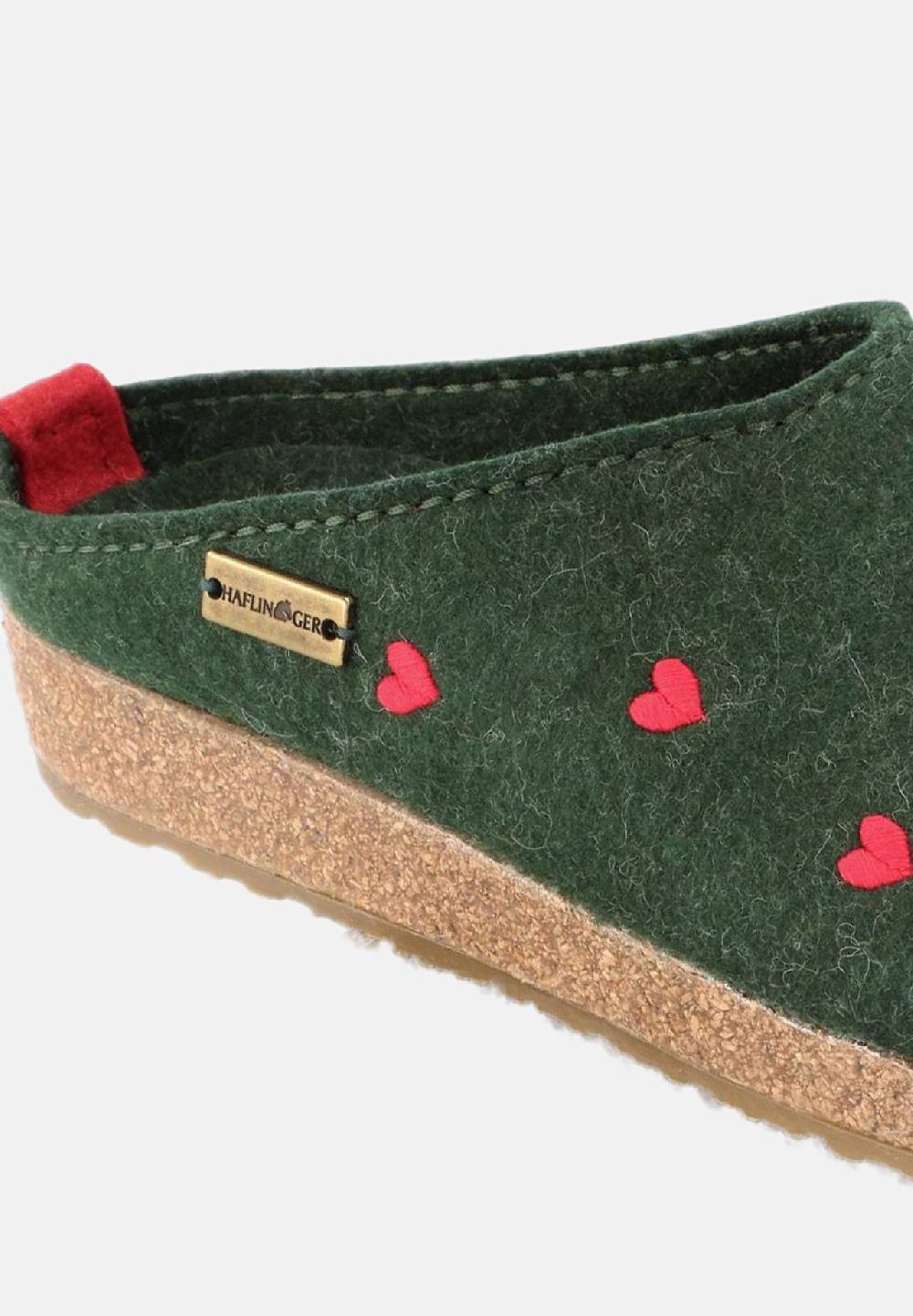HAFLINGER Clogs Grizzly Cuoricini Letzte 2 Tage