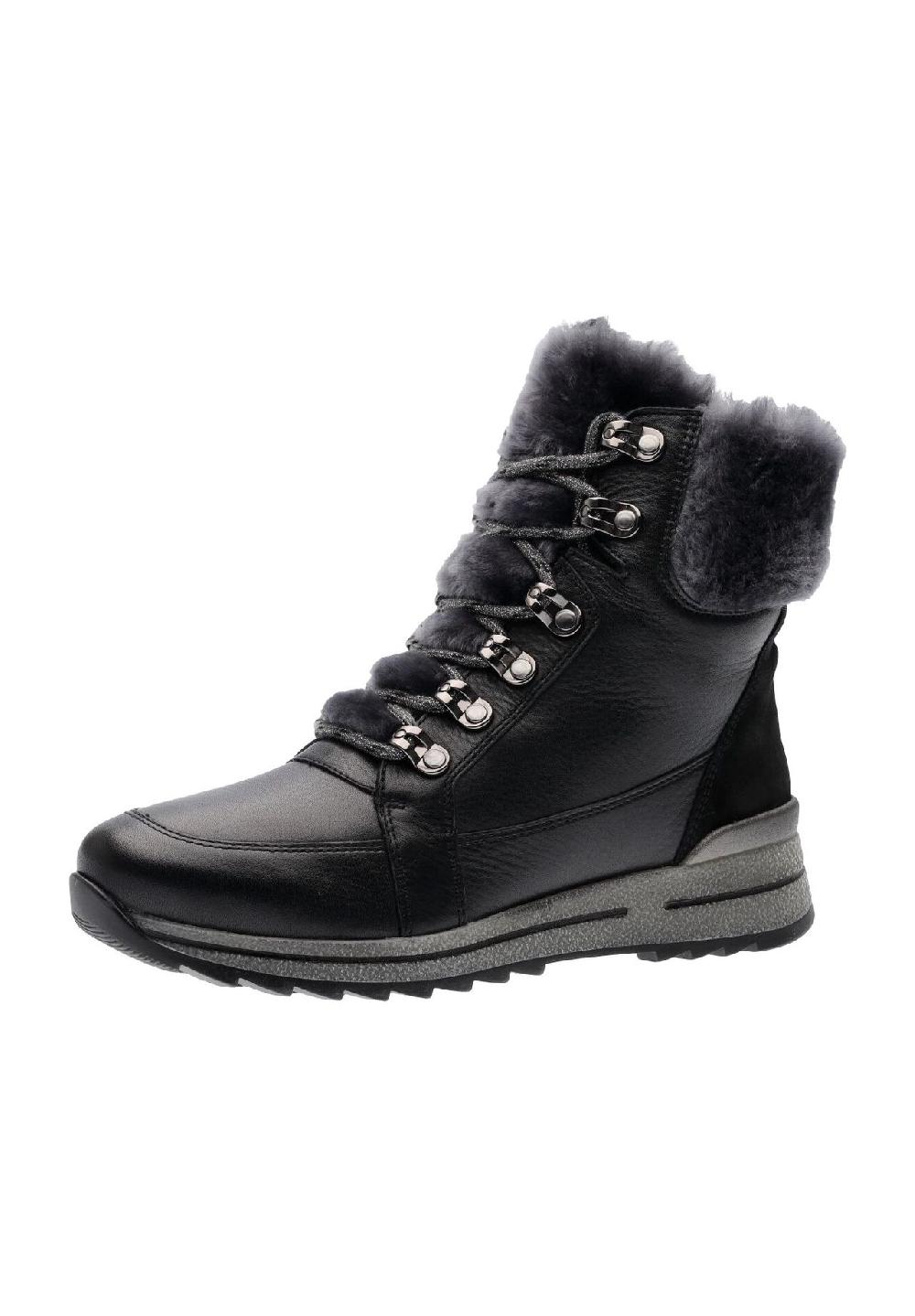 ara® Schnürstiefeletten Keilabsatz Warmfutter für Damen Clearance-Verkauf