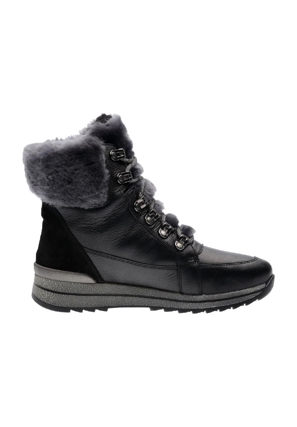 ara® Schnürstiefeletten Keilabsatz Warmfutter für Damen Clearance-Verkauf