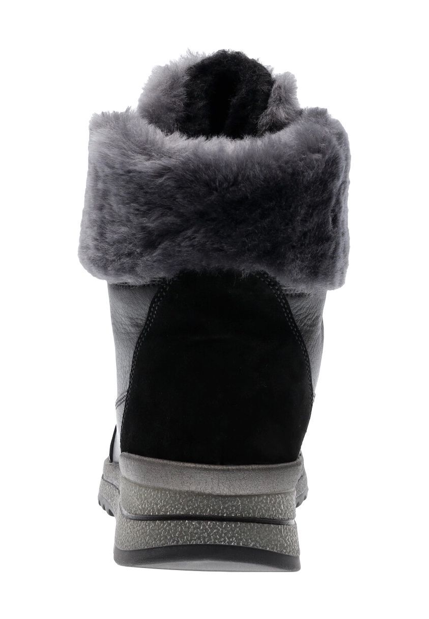 ara® Schnürstiefeletten Keilabsatz Warmfutter für Damen Clearance-Verkauf