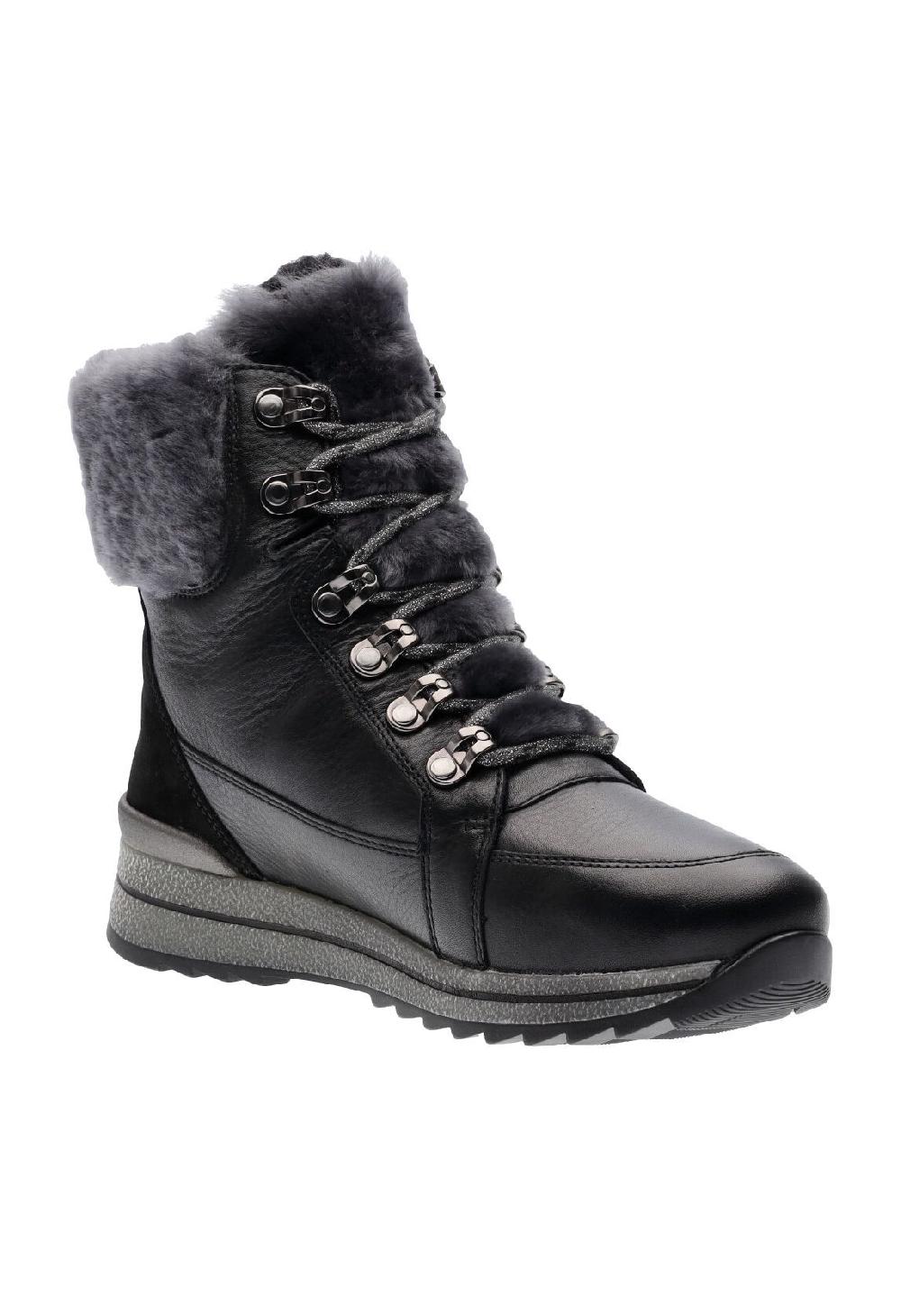ara® Schnürstiefeletten Keilabsatz Warmfutter für Damen Clearance-Verkauf