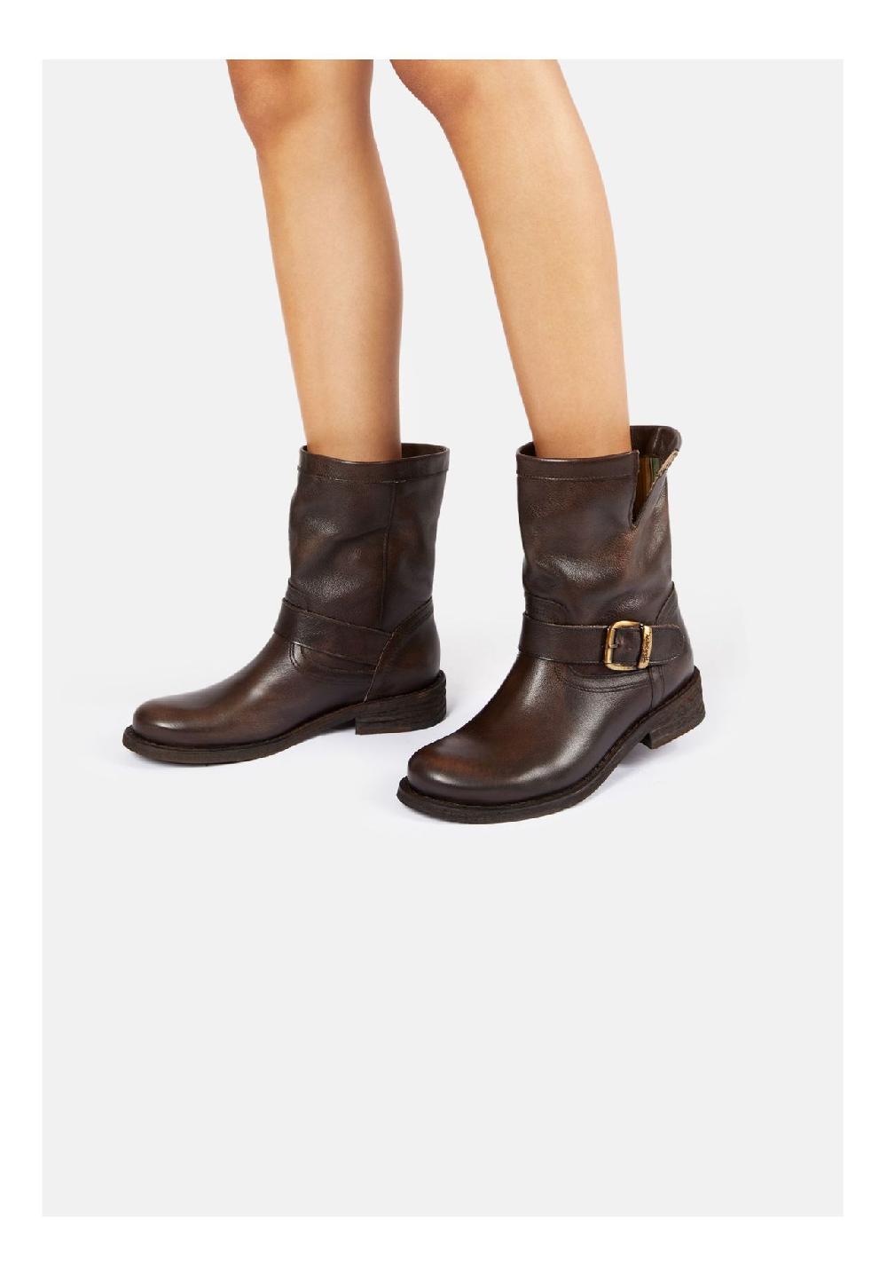 Felmini Leder Stiefelette Großer Ausverkauf