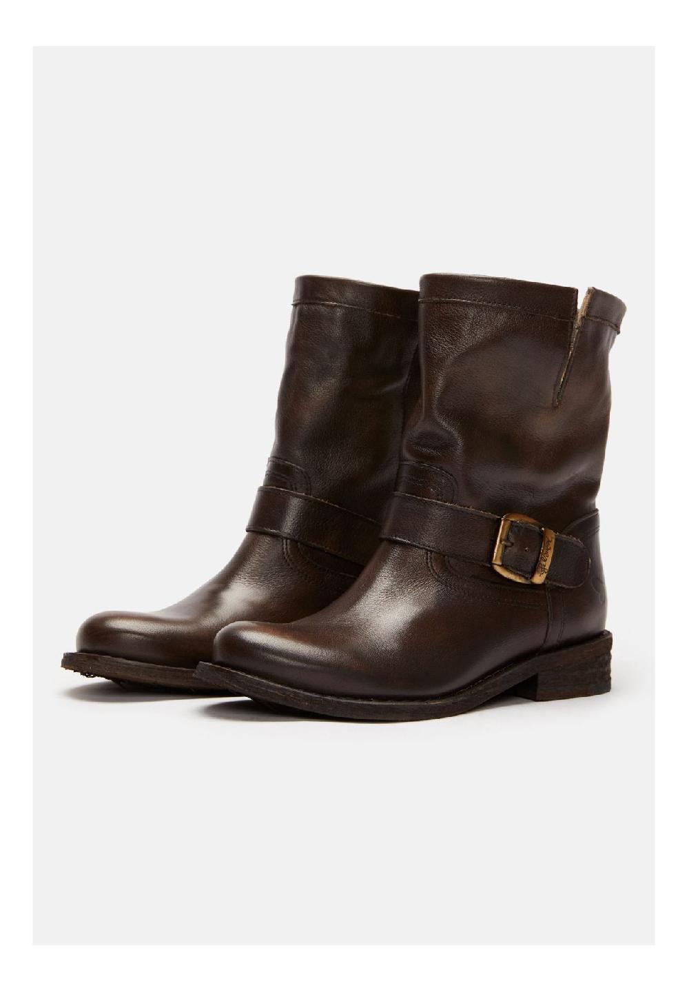 Felmini Leder Stiefelette Großer Ausverkauf