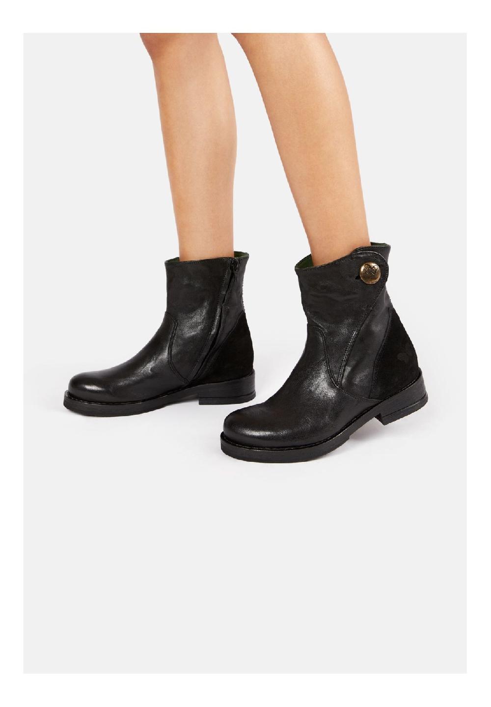 Felmini Leder Stiefelette Osterangebot