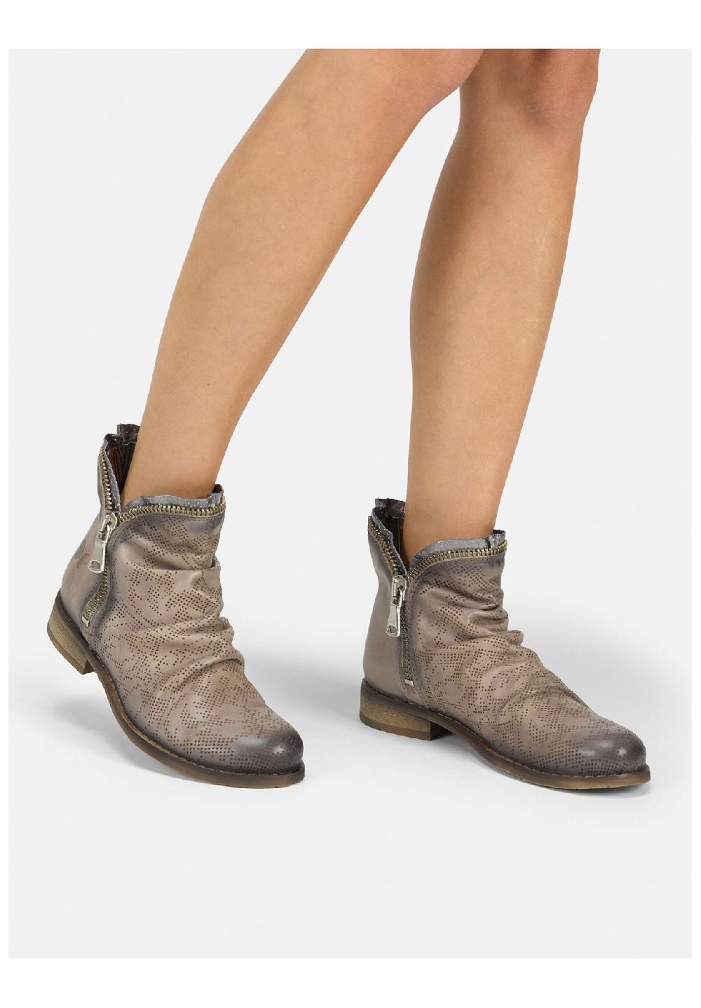 Felmini Leder Stiefelette Valentinstagsangebot