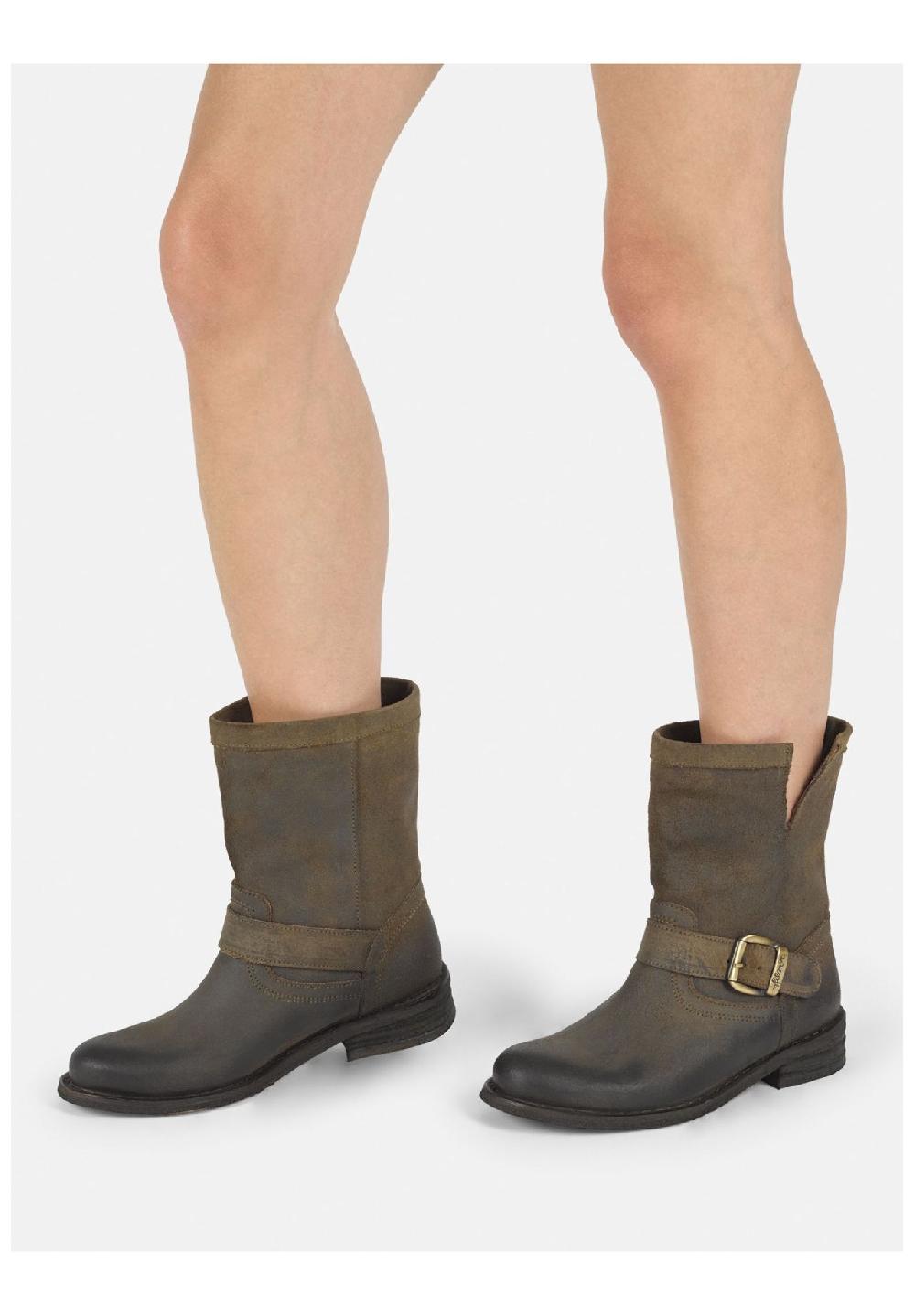 Felmini Leder Stiefelette Saisonale Angebote