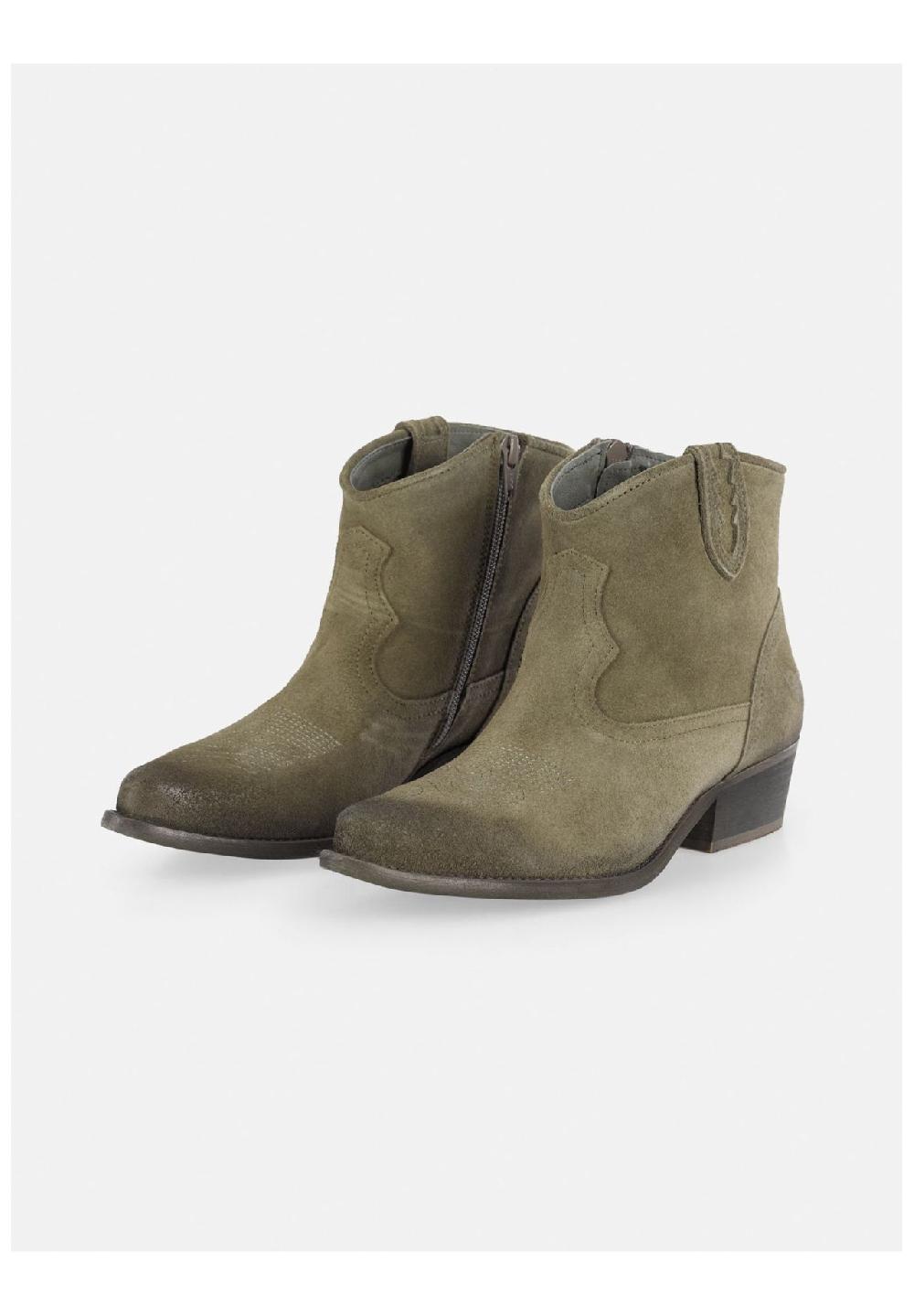 Felmini Veloursleder Stiefelette Sonderangebote
