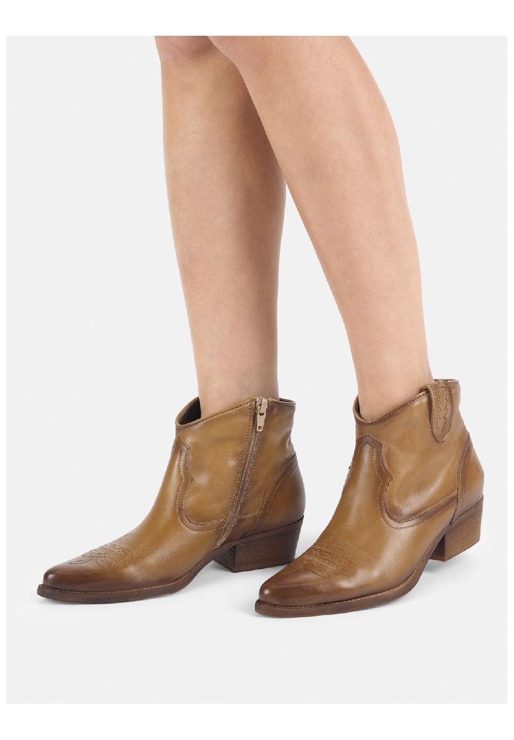 Felmini Leder Stiefelette Neueste Stile