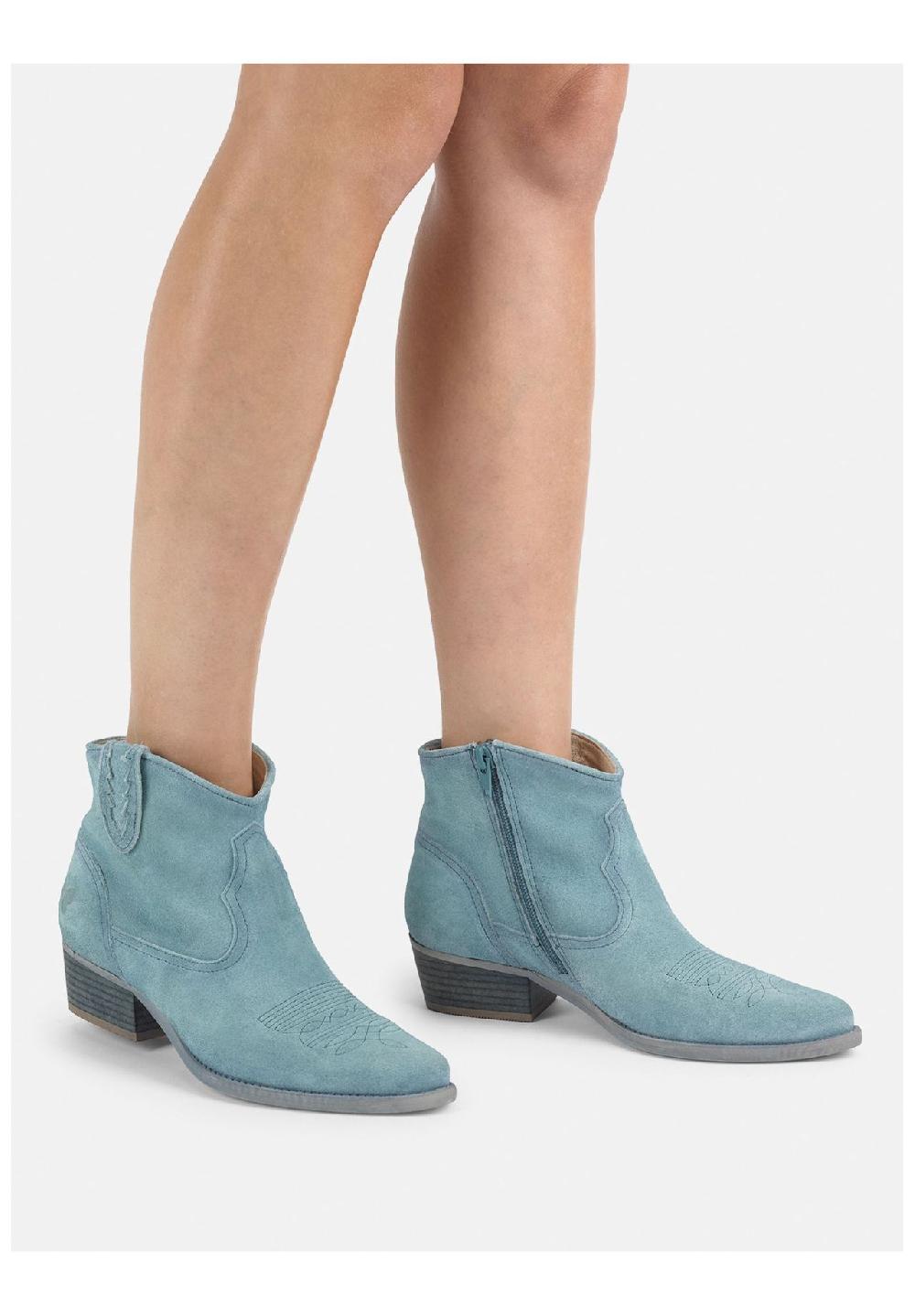 Felmini Veloursleder Stiefelette Bis zu 65% Rabatt