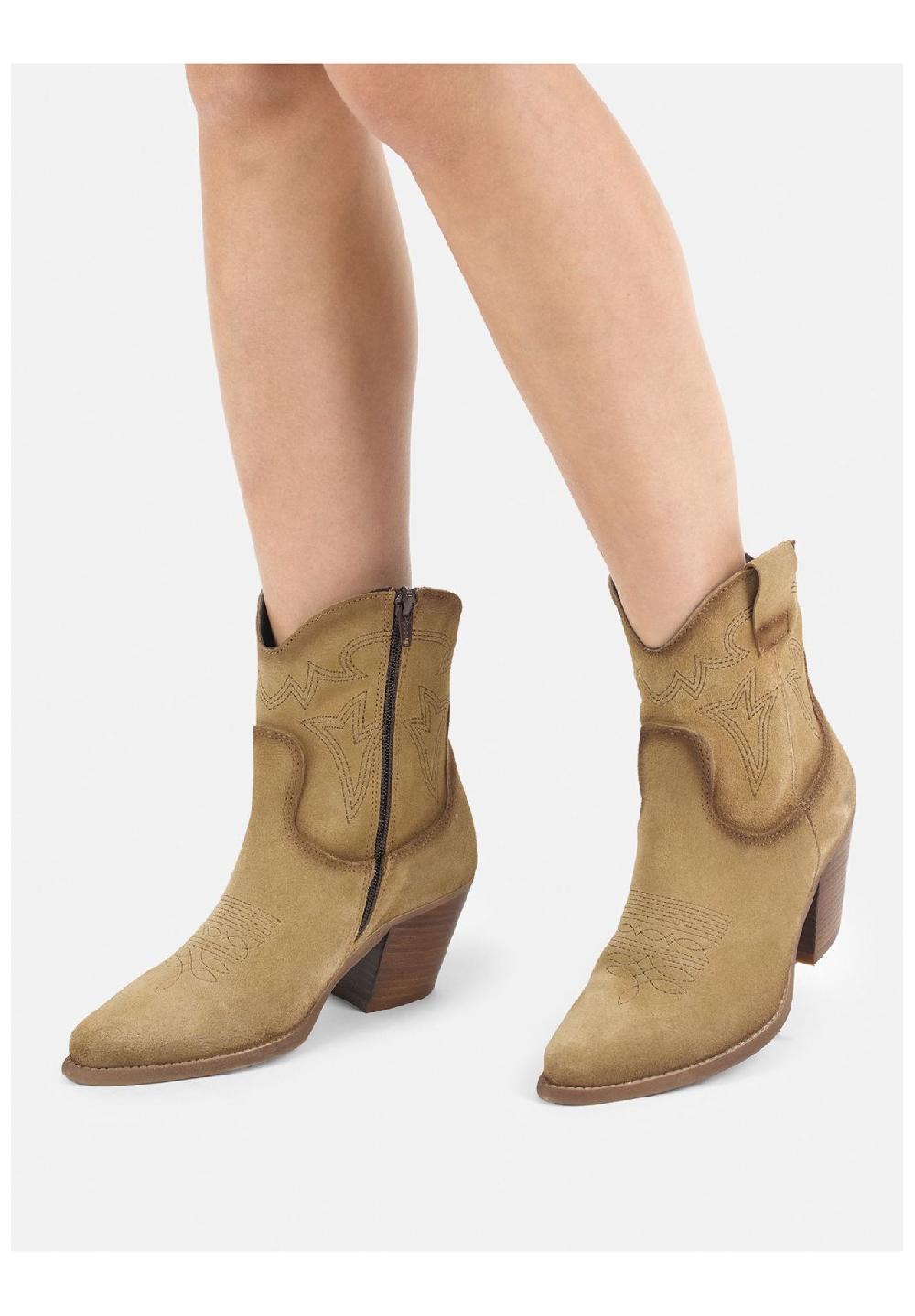 Felmini Veloursleder Stiefelette Nur für heute
