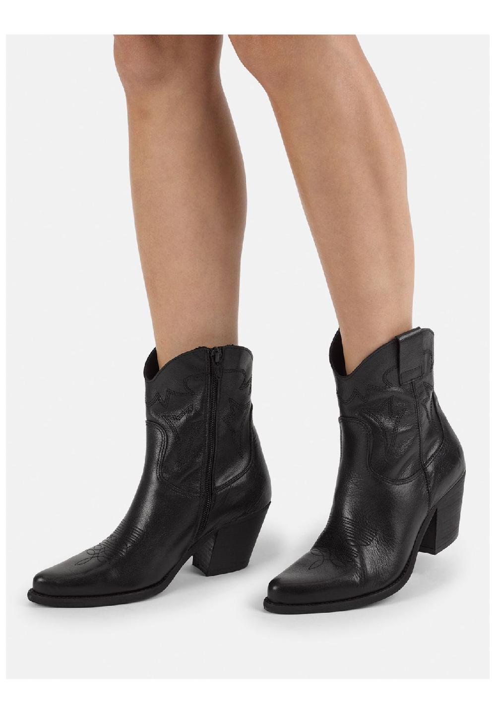 Felmini Leder Stiefelette Sonderangebot der Fabrik