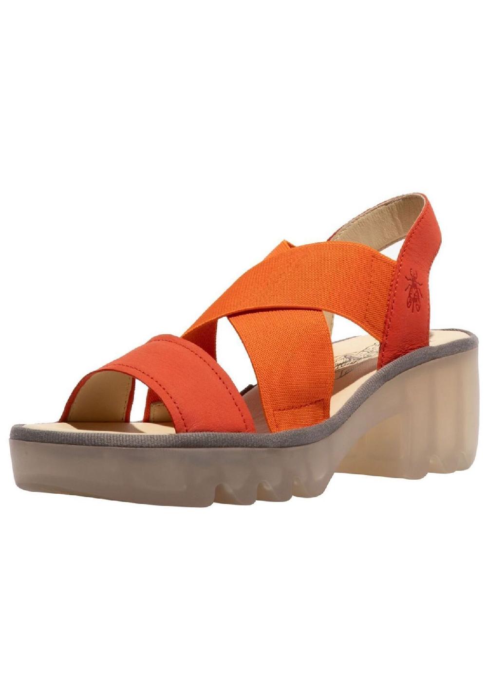 Fly London Leder/Textil Sandalen Osterangebot