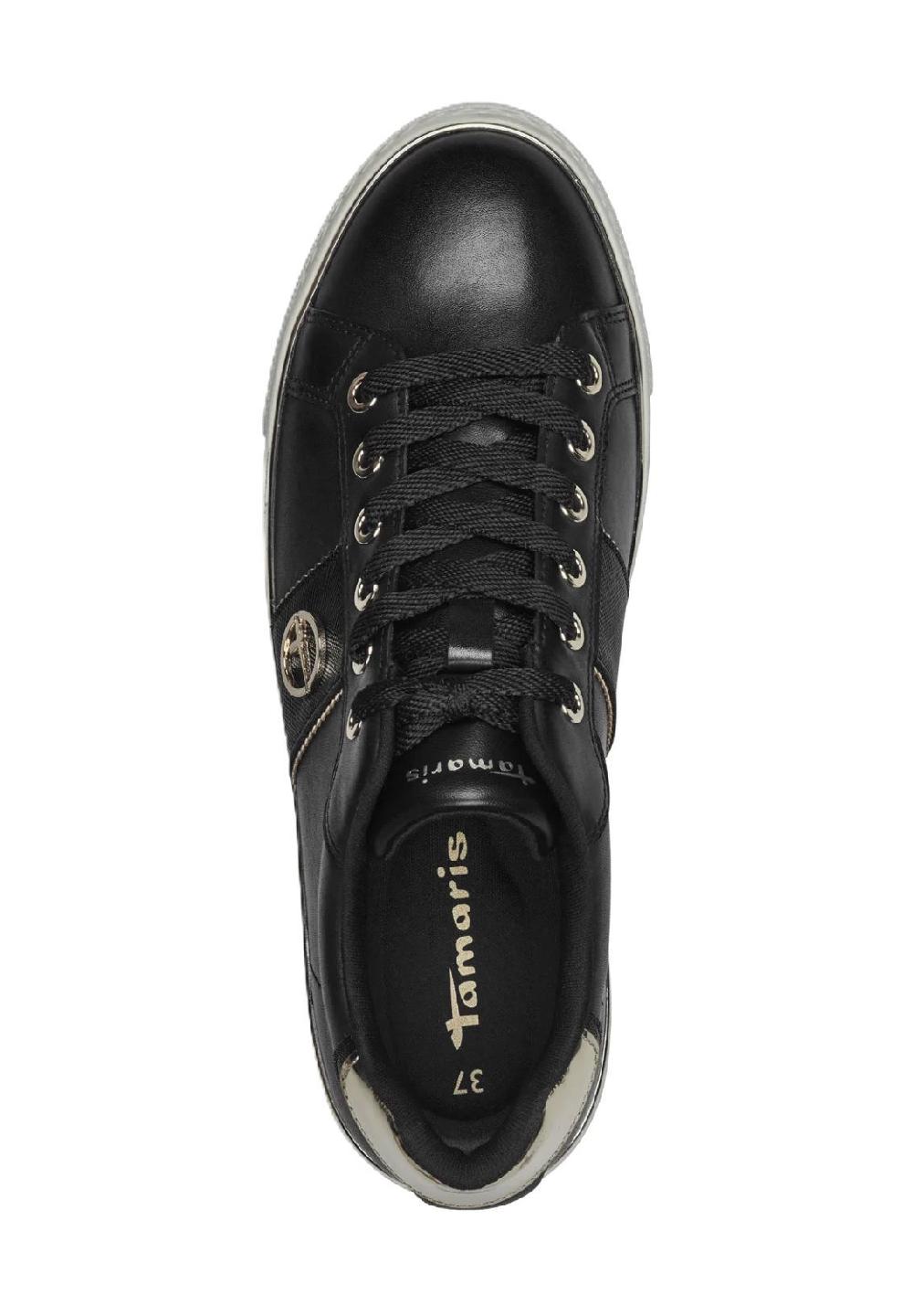 Tamaris Sneaker Emblem Leder für Damen Super Sparpreis