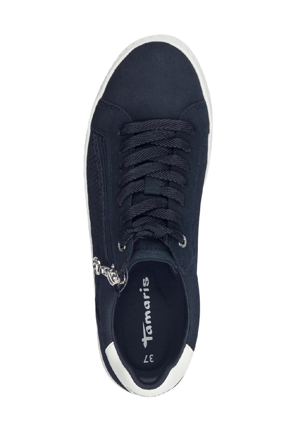 Tamaris Sneaker Lederoptik Reißverschluss für Damen Neueste Stile